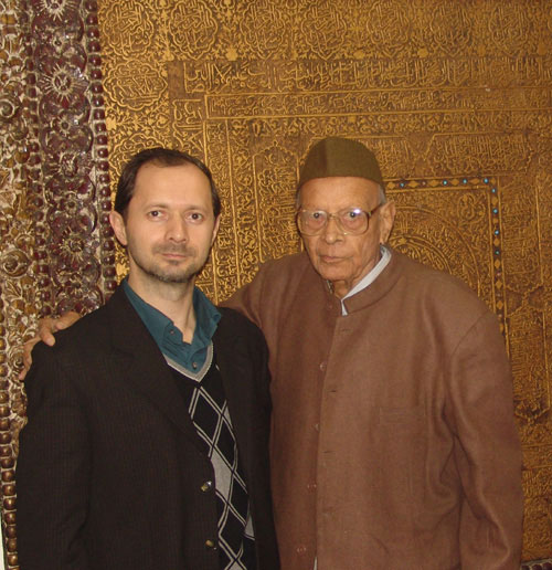 With Prof. Abedi (in 92 age), Delhi, 2010